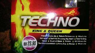 Techno King amp Queen Mid 90s Euro Dance Techno 2 CD compilation [upl. by Eddra864]