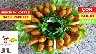 Mercimek Köftesi nasıl yapılırTam Ölçülü Kolay Mercimek Köftesi Tarifi [upl. by Aerbma999]