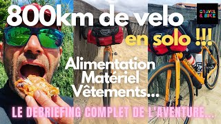 800 Km à vélo dune seule traite  Le débriefing de lAventure [upl. by Imogen]