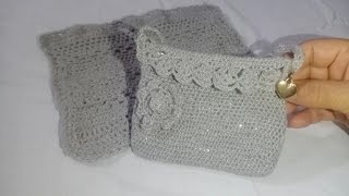 Crochet Hand Wallet [upl. by Josee]