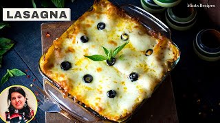 Lasagna Recipe The Super Easy Way  Lasania Recipe  NoEgg Cheesy Lasagna  MintsRecipes [upl. by Verger]