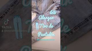 Alargar tiro de pantalón parte 2 tutorial coser costura [upl. by Nanah]