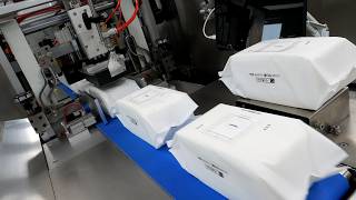 전자동으로 깨끗한 물티슈 만드는 과정 한국의 물티슈 공장  Amazing Korean wet wipes factory [upl. by Munmro]