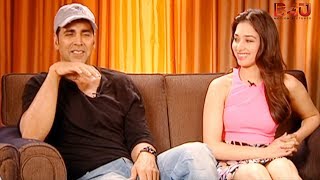 Exclusive Interview with Akshay Kumar and Tamannah  Entertainment  Latest Bollywood Movie [upl. by Neona249]