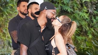 Larsa Pippen and Marcus Jordan KISS in Latest PDA [upl. by Thor]