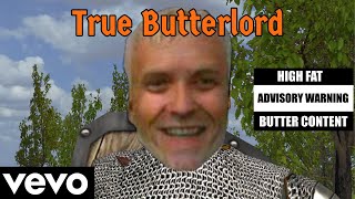 True Butterlord  Fight while mounted 2 Metal Cover  Lyric Video  Mount and Blade Warband [upl. by Shelah]