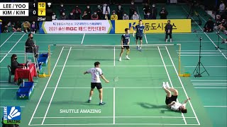 Lee Yong Dae Yoo Yeon Seong COMEBACK in Exhibition Match  Is this Show of Lee Yong Dae [upl. by Colombi]