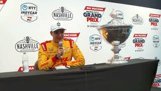 Alex Palou tricampeón de la IndyCar hace historia en Nashville quotHa sido una temporada muy rápidaquot [upl. by Kissie]