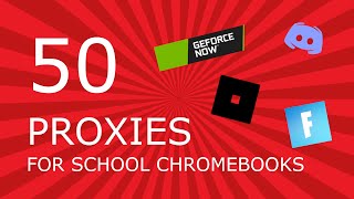 50 Best Proxies for School Chromebooks 2023 [upl. by Silvia865]