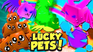 Getting EVERY ST PATRICKS DAY LEGENDARY PET in Roblox Bubble Gum Simulator [upl. by Barbabas818]