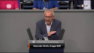 BSW Alexander Ulrich Bundestag 260624 Finanzierung der Sozialversicherung [upl. by Acie]