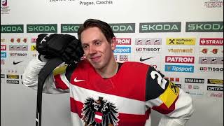 IIHFWM Marco Rossi nach dem Sieg gegen Norwegen im Interview [upl. by Norita]