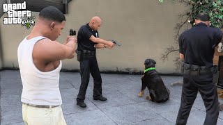 What Happens If You Arrest CHOP the DOG in GTA 5 [upl. by Ajad]