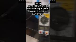 Verificar queda de tensão ⚡ de maneira prática viralvideo [upl. by Ainevul]