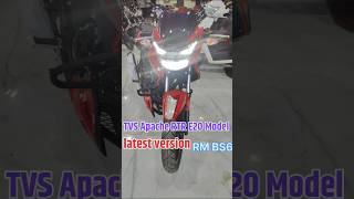 TVS APACHE RTR 160 2V RM BS6 latest version E20 ♥️ Red Colour apachertr160shorts [upl. by Imrots]