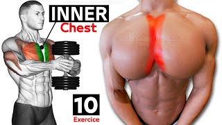 BEST 10 EXERCISES quotINNER CHESTquot 🔥 [upl. by Animahs410]