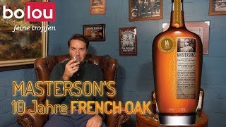 Mastersons 10 Jahre French Oak Finish  Whiskey Tasting Talking Malts [upl. by Chitkara]