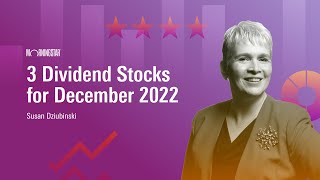 3 Dividend Stocks for December 2022 [upl. by Inaoj]