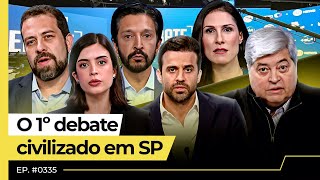 DEBATE NO SBT NUNES E BOULOS RIVALIZAM MARÇAL É ISOLADO E NÃO POLEMIZA  FLOW NEWS  335 FN [upl. by Osterhus]