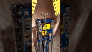 Simple Verge and Foliot escapement in Meccano [upl. by Pronty237]