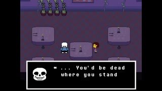 Undertale  Voice Acting Dinner With Sans [upl. by Bourne]