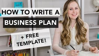 How to Write a Business Plan  Entrepreneurship 101 [upl. by Chui979]