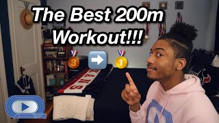 The Best 200m Workout  Best 200m Training [upl. by Itnaihc621]