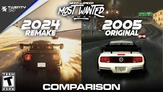 Need for Speed™ Most Wanted Remake  Comparison With The 2005 Version 3 [upl. by Marco]