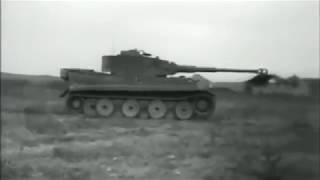 WWII Tiger Panther King Tiger Footage with Panzerlied Instrumental [upl. by Linoel300]