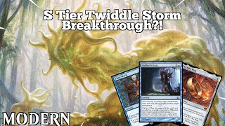 S Tier Twiddle Storm Breakthrough  Twiddle Storm  Modern  MTGO [upl. by Aicelav561]