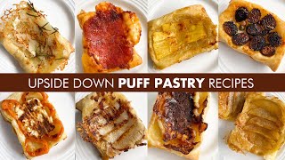 8 Recipes for Viral Upside Down Puff Pastry Tarts [upl. by Ardnaxila35]