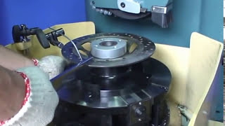 MOTORCYCLE BRAKE DISC GRINDING MACHINE  TECHDUC infotechduccom [upl. by Benge348]