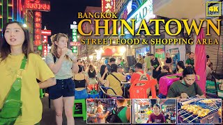 ChinaTown in Bangkok  Explore Yaowarat road amp Sampheng MarketJanuary 2024 [upl. by Allsun]