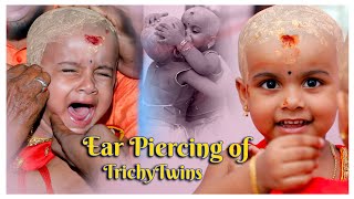 Pappus Kaathukuthu  Ear Piercing Ceremony  TRICHYTWINS [upl. by Onitsoga827]