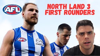 North land THREE first round draft picks AFL 2023 DRAFT [upl. by Clapper]