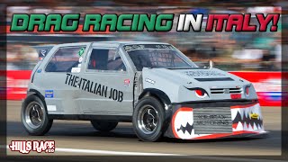 DRAG RACING IN ITALY 🇮🇹 HILLS RACE 20 AT RIVANAZZANO [upl. by Tzong851]