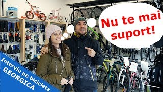 Interviu pe bicicleta  Georgiana [upl. by Ravel]