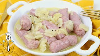 🍖🧅SALCHICHAS al vino con Thermomix🧅🍖  Receta fácil y deliciosa [upl. by Koloski]