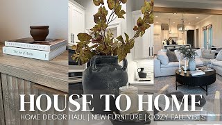 HOUSE TO HOME VLOG  target homegoods amazon home decor haul  cozy modern  2024 [upl. by Amimej]