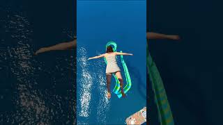 Amanda Awesome Funny Water Slide 1 shorts [upl. by Vierno220]