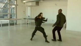 Anais Almonte Movie Stunt Fight Choreography [upl. by Anitnemelc]