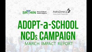 Our April Story  AdoptaSchool NCD Campaign  Slum and Rural Health Initiative [upl. by Loferski]