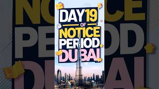 BEST THINGS TO DO IN DUBAI  Day 1930 Notice Period iamhvr dubaijobs 30daynoticeperiod [upl. by Darraj]