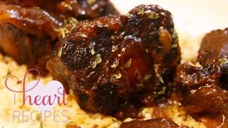 Barbecue Oxtails Made in the Slow Cooker  I Heart Recipes [upl. by Bullard]