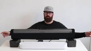 Sonos Beam vs Sonos Playbar Review With Sound Test Comparison [upl. by Ettelimay]