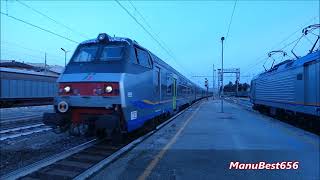 NEI DINTORNI DI ROMA TERMINI INTERCITY NOTTE amp PILOTA IN LIVREA PUBBLICITARIA [upl. by Aylmar]