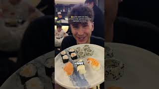 SUSHI 1 STELLA vs SUSHI 5 STELLE 😳🍣 sushi puglia shorts challenge [upl. by Rolfston]