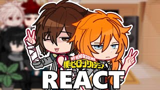 MHA react to dazai and chuuya as new students  Mhabnha  Bungo stray dogs [upl. by Neumann]