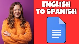 How To Translate A Document From English To Spanish In Google Docs  Google Docs Tutorial [upl. by Neyr]