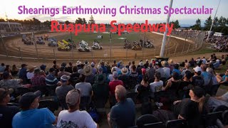 Shearings Earthmoving Christmas Spectacular at Ruapuna Speedway [upl. by Ennovyhs]